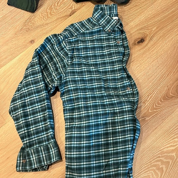 Blue/green Mountain Khakis plaid button up - Picture 2 of 2